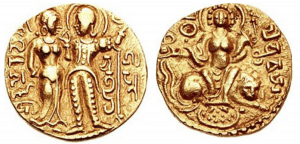 चन्द्रगुप्त प्रथम के सोने के सिक्के