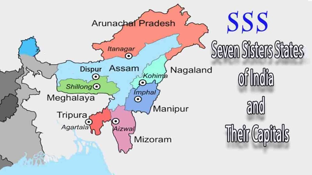 Seven Sisters States and Their Capitals