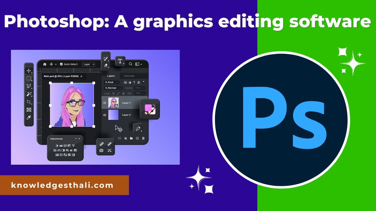 Photoshop A graphics editing software