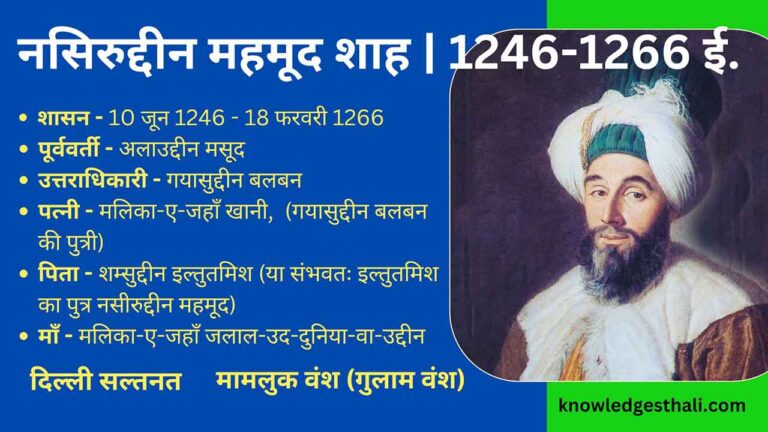नसिरुद्दीन महमूद शाह | 1246-1266 ई.