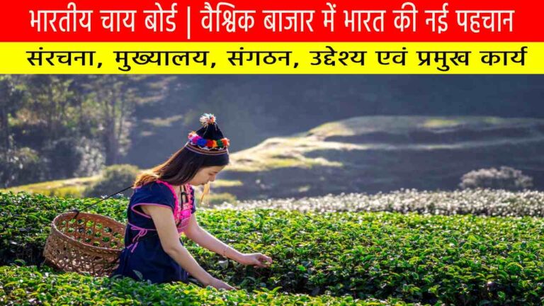भारतीय चाय बोर्ड | वैश्विक बाजार में भारत की नई पहचान