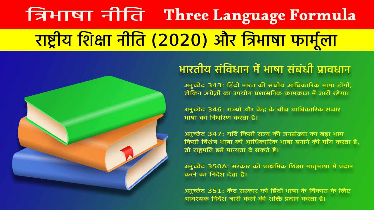 त्रिभाषा नीति | राष्ट्रीय शिक्षा नीति और तमिलनाडु में विवाद