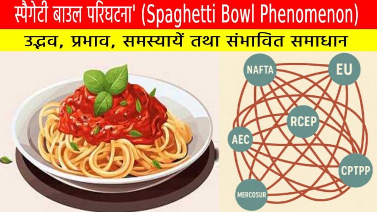 स्पैगेटी बाउल परिघटना' (Spaghetti Bowl Phenomenon)