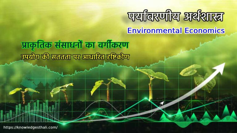 प्राकृतिक संसाधनों का वर्गीकरण | उपयोग की सततता पर आधारित दृष्टिकोण