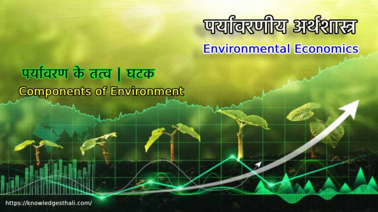 पर्यावरण के तत्व | घटक