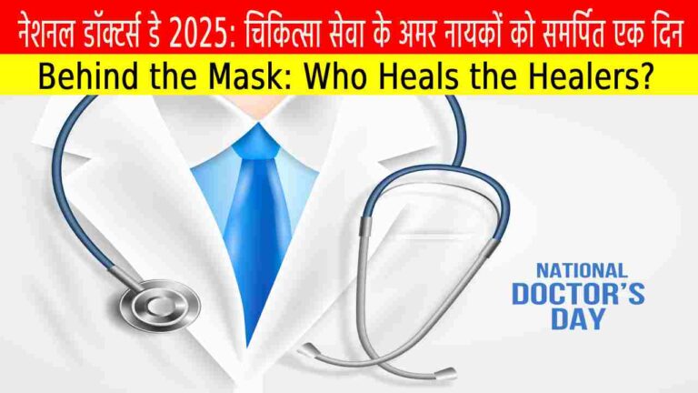 नेशनल डॉक्टर्स डे 2025: चिकित्सा सेवा के अमर नायकों को समर्पित एक दिन