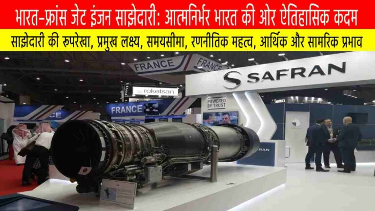 भारत–फ्रांस जेट इंजन साझेदारी: आत्मनिर्भर भारत की ओर ऐतिहासिक कदम