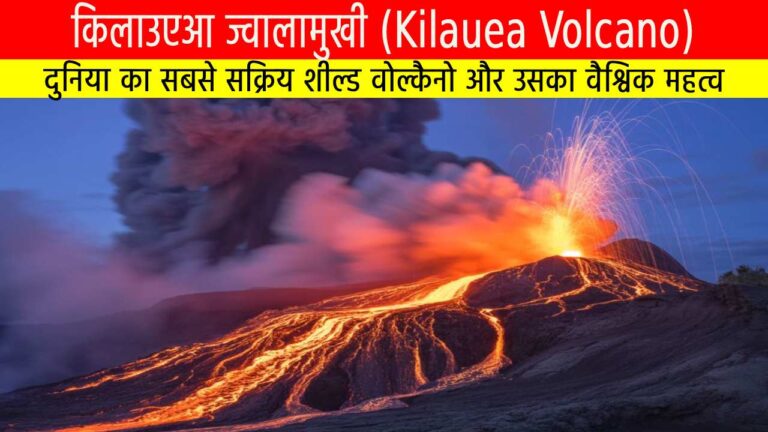 किलाउएआ ज्वालामुखी: दुनिया का सबसे सक्रिय शील्ड वोल्कैनो और उसका वैश्विक महत्व