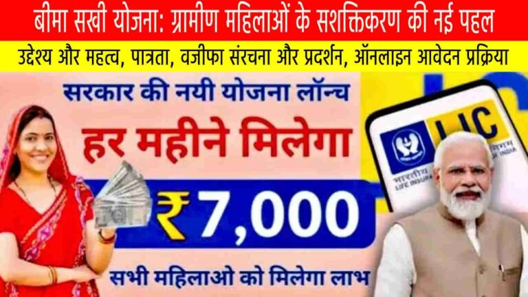 बीमा सखी योजना: ग्रामीण महिलाओं के सशक्तिकरण की नई पहल