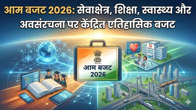 आम बजट 2026: सेवाक्षेत्र, शिक्षा, स्वास्थ्य और अवसंरचना पर केंद्रित ऐतिहासिक बजट